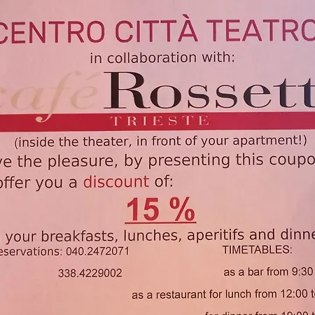 Centro Citta Teatro Hotel Trieste